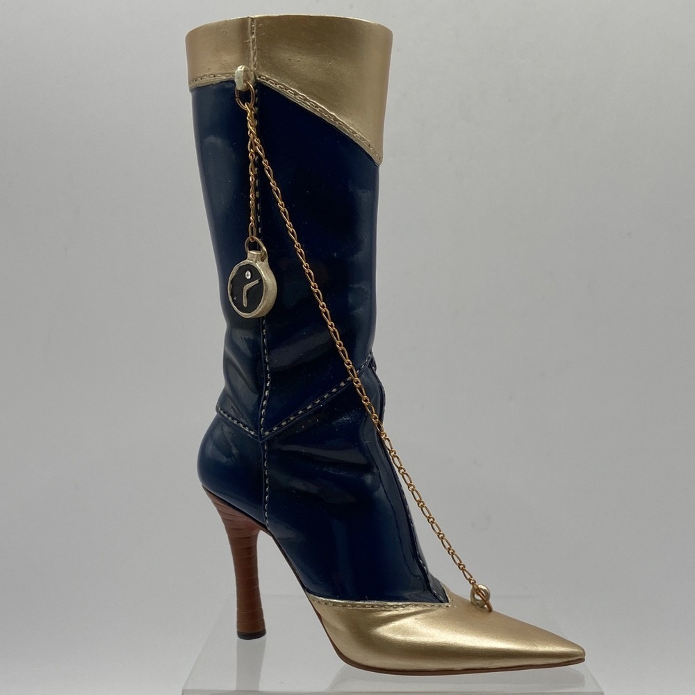 Vintage Just The Right Shoe By Raine Watch Your Step Boot Miniature Figurine